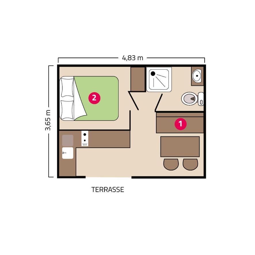 Camping Park Er Lann Сен-Пиер-Киберон Екстериор снимка